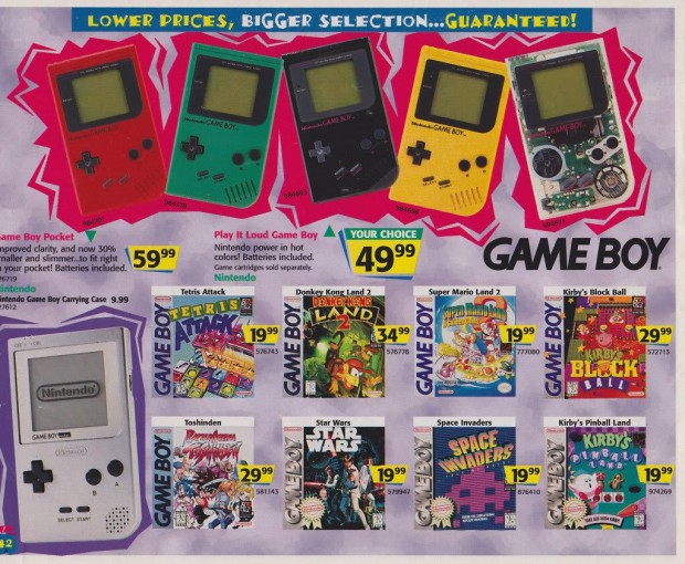 1996 Toys 'R' Us Video Game Ads - Gameboy