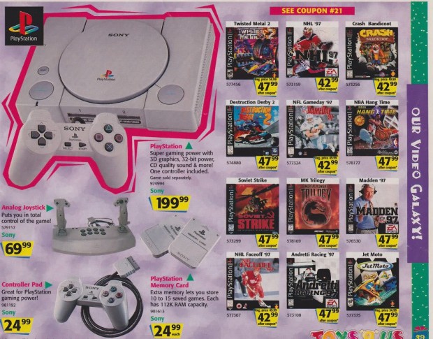 1996 Toys 'R' Us Video Game Ads - Playstation