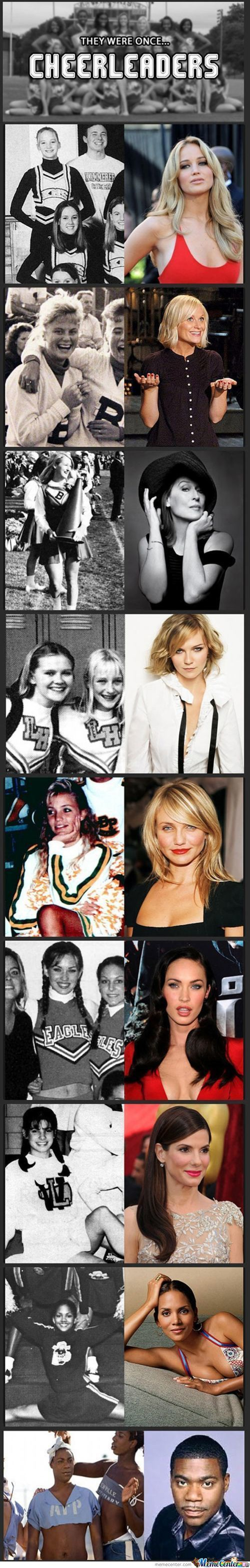 Celebrity cheerleaders before they were famous