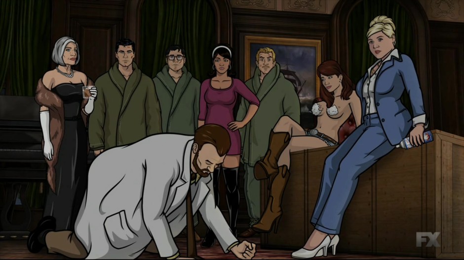 Cheryl Tunt in Daisy Dukes and Boots - Archer Vice: On The Carpet