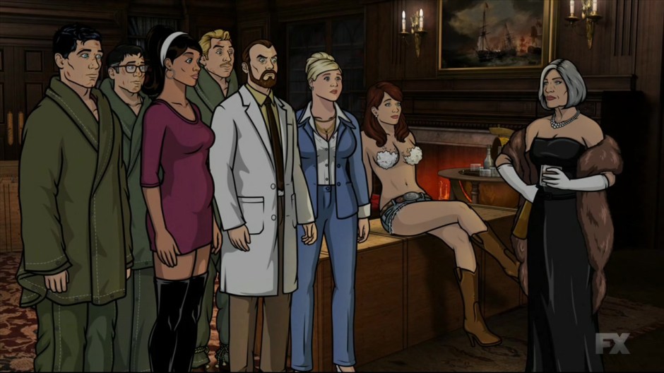 Hot Cheryl in Short Shorts - Archer Vice: On The Carpet