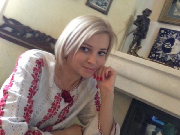 Natalia Poklonskaya in White Blouse