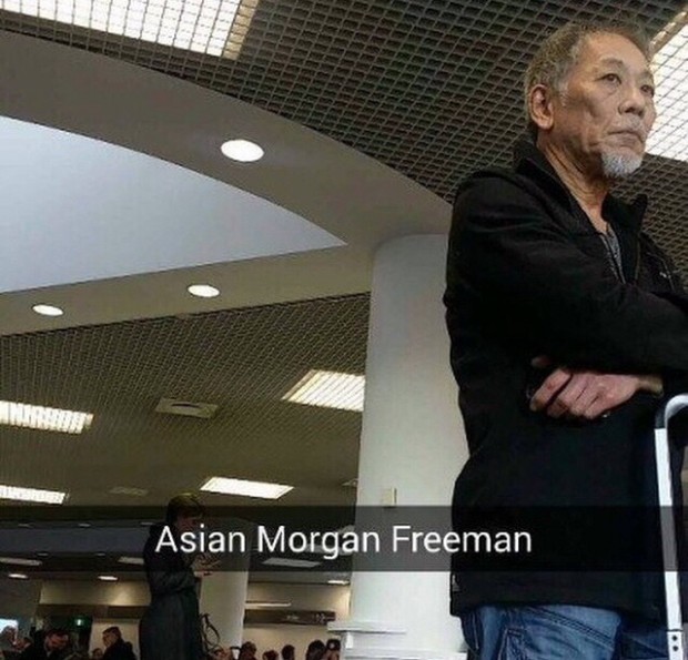asian morgan freeman
