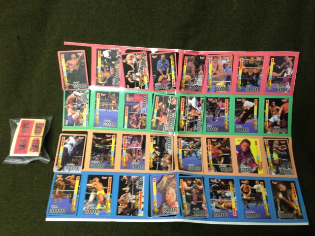 Korean Bootleg WWF Board Game 1993 Cards