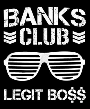 Banks Club - WWE NXT Diva Sasha Banks x NJPW's Bullet Club Mashup T-Shirt - Legit Boss